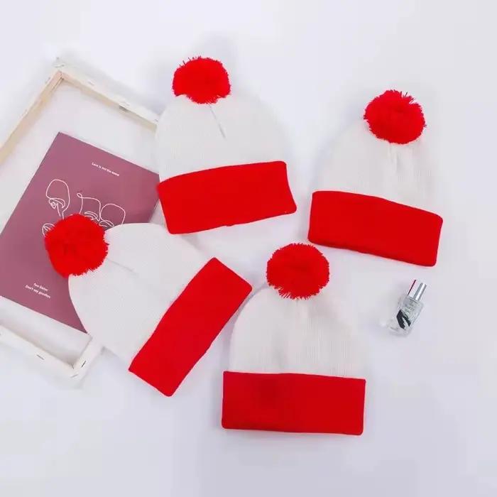 Où est Wally Waldo Chapeau tricoté rouge blanc Cosplay Halloween cadeau de Noël hiver chaud épais casquette femmes et hommes chapeaux de Saint-Valentin