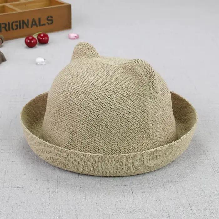 Chapeau de paille d'été pour bébé