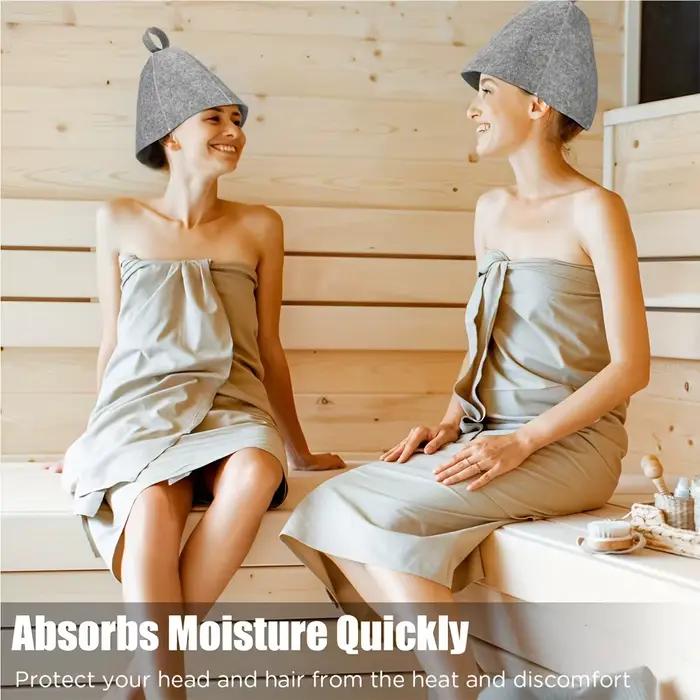 Chapeaux de sauna, casquette de sauna en feutre pour hommes et femmes