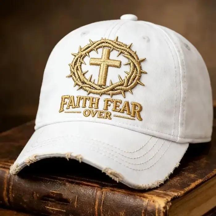Casquette baseball réglable chrétienne avec lettrage brodé pour adultes