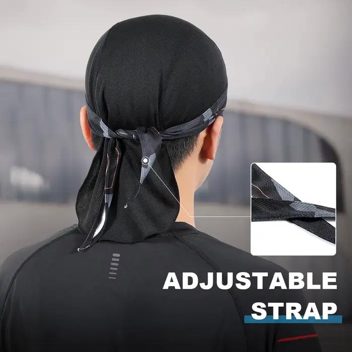 Casquette de cyclisme Sport Beanie course Pirate chapeau Doo Rag été séchage rapide vélo équitation pêche