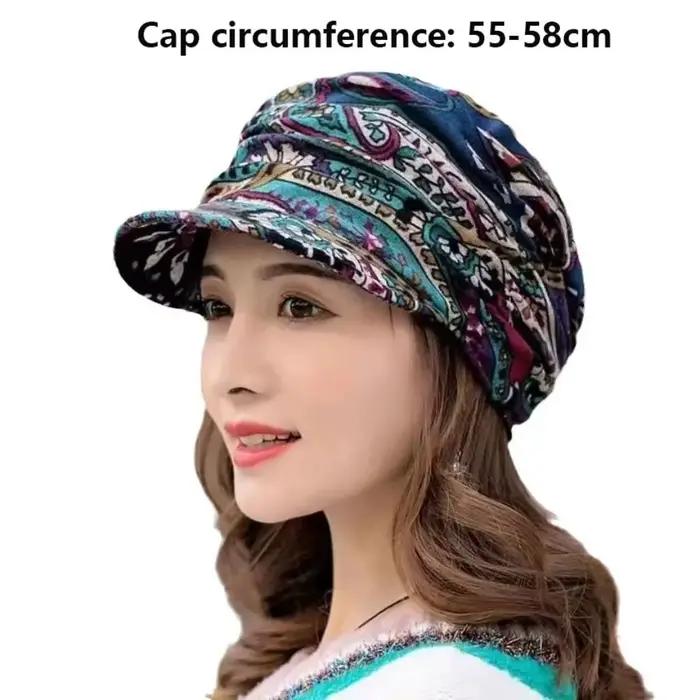 Femmes visière chapeau bonnet casquettes à bords courts