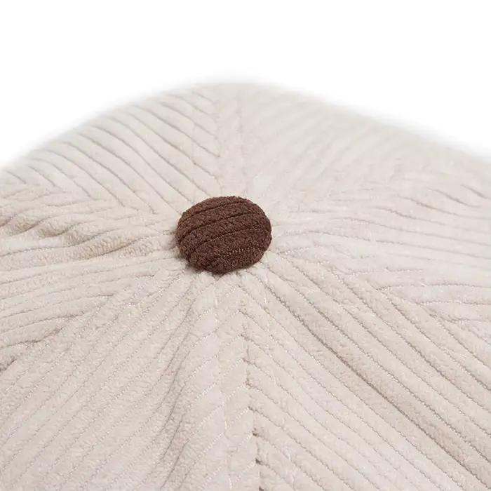 Casquette de baseball en velours côtelé unisexe, style sport, patchwork, réglable, pour homme et femme, occasions hip hop et sportives de plein air