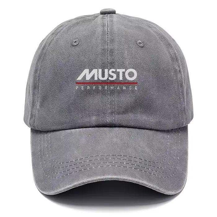 Casquette de baseball unisexe Musto Performance en coton délavé style vintage
