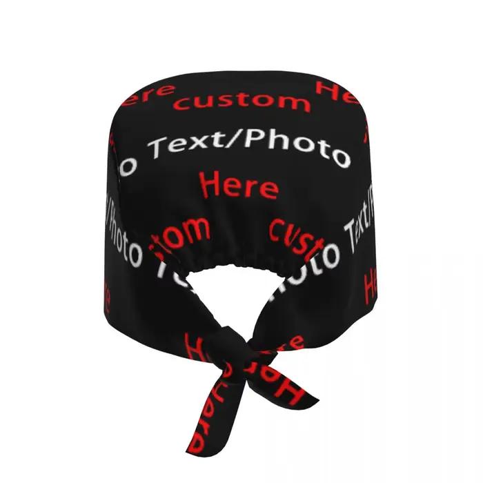 Casquette de travail personnalisée avec photo ou logo, chapeau chirurgical pour femmes et hommes, casquette de salle d'opération, chapeau d'opérateur, chapeau de laboratoire, accessoire pratique et confortable pour toutes les occasions