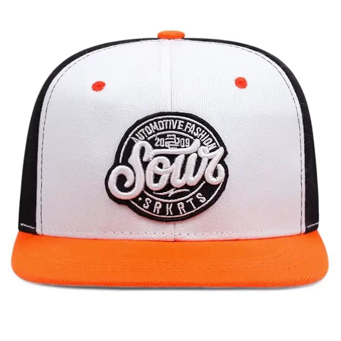 SOWT Logo circulaire lettre icône couleur créative bloquée bord plat chapeau mode HipHop