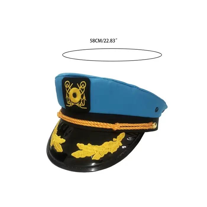 Chapeau militaire brodé à la mode