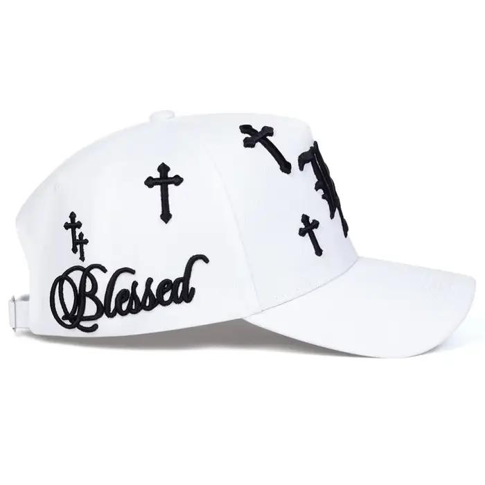 Casquettes de baseball unisexes gothiques avec broderie LA Cross