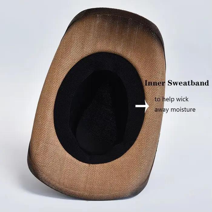 Chapeau de paille épaissi pour hommes et femmes