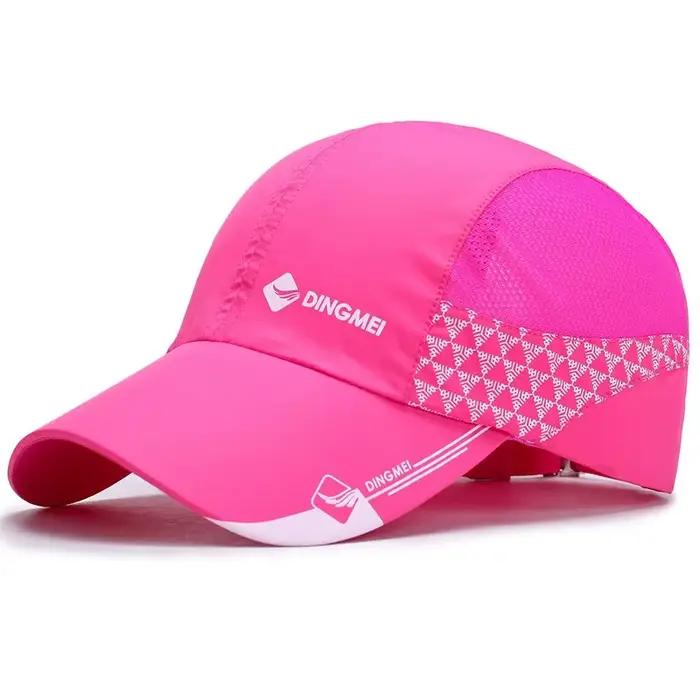Casquette de baseball décontractée pour homme et femme protection solaire polyester printemps été extérieure ajustable six couleurs différentes