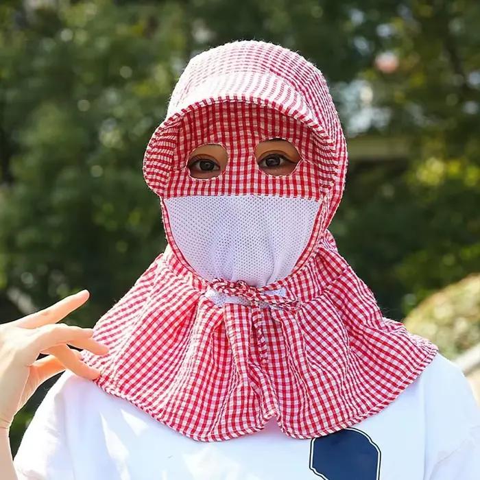 Chapeau de soleil anti-UV à protection intégrale
