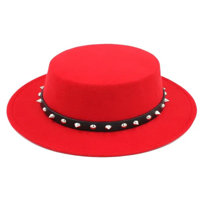 Chapeau Fedora Mistdawn en Polyester et Coton pour Femmes et Hommes, Style Derby Eglise, Occasions Festives et Activités Outdoor