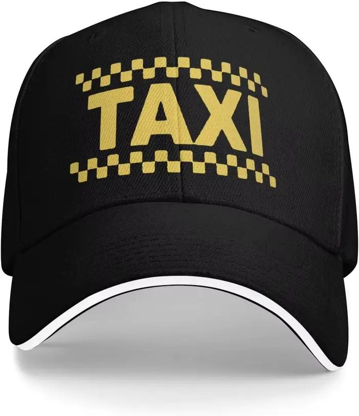 Casquette de Baseball à motif de damier pour chauffeur de cabine de Taxi