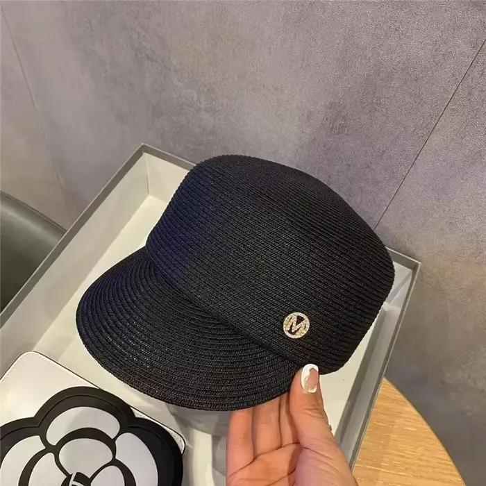 Chapeau de soleil tressé de styliste de Style britannique