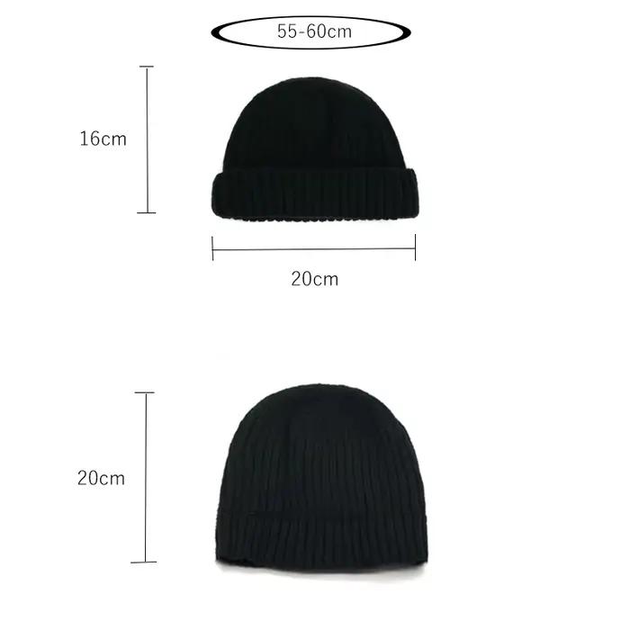 Bonnet en cachemire unisexe