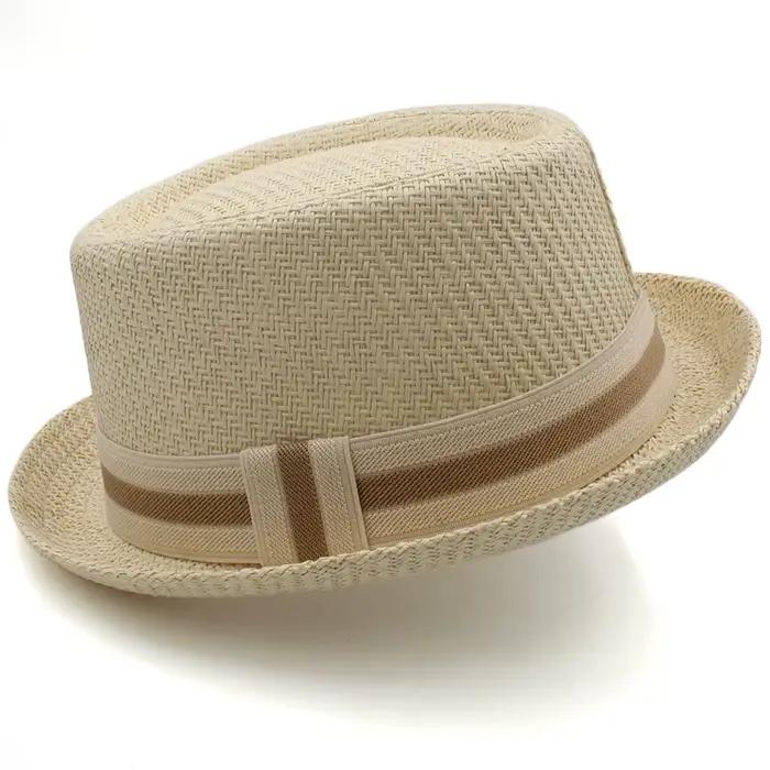 Chapeau de paille d'été pour homme style français