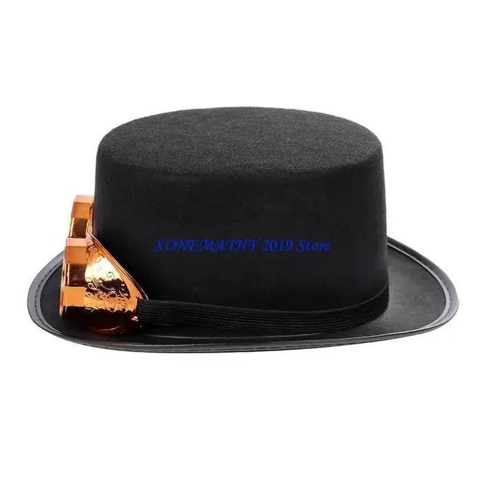 F42F Steampunk chapeau haut-de-forme gothique