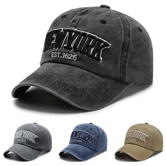Nouvelle Casquette de Baseball 2026 NEW YORK 1625 Brodé Hip Hop Skateboard Chapeau Décoratif Unisexe pour l'Extérieur et les Trajets Quotidiens Protection Solaire