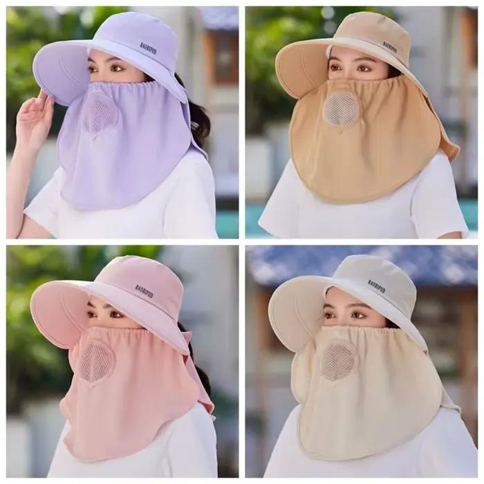 Casquette Visière Large Anti-UV Légère et Respirante pour la Récueil du Thé