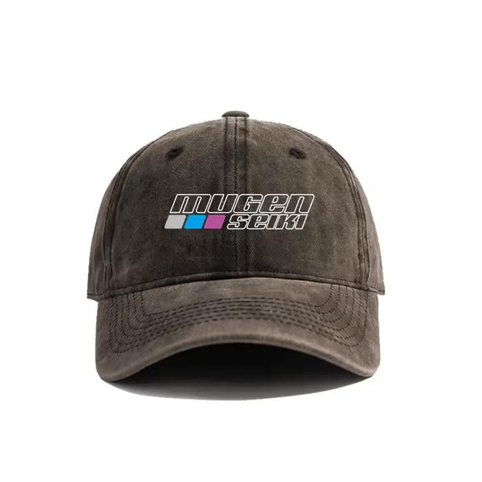 Mugen Seiki casquettes de Baseball chapeaux en détresse casquette hommes femmes rétro extérieur été