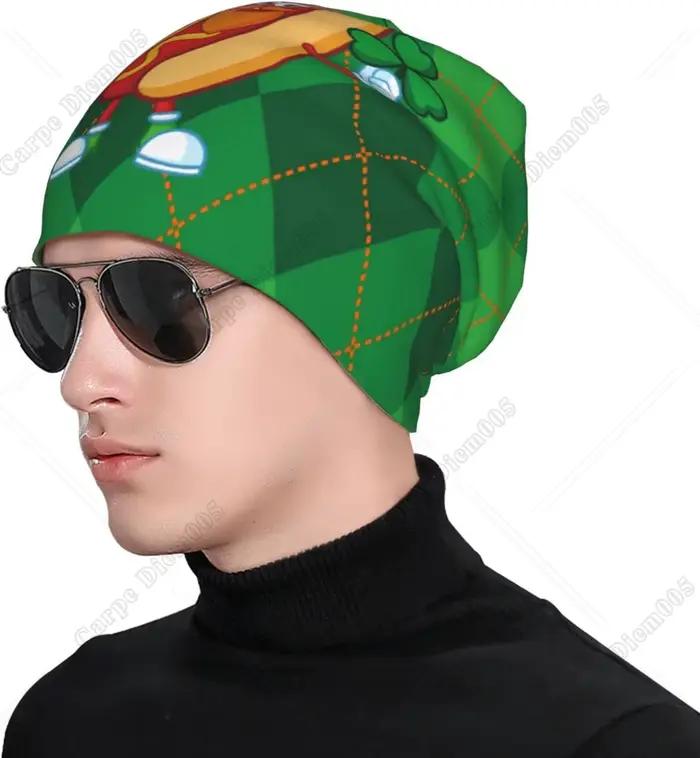 Bonnet tricoté à la saucisse pour hommes et femmes