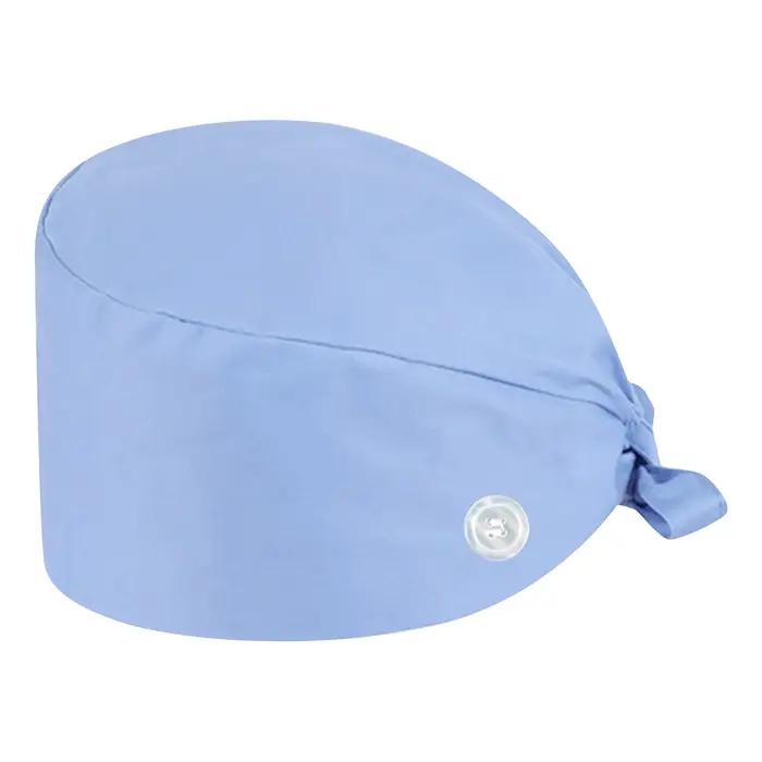 Mode solide chapeau de travail décontracté unisexe gommage casquette avec bouton animal de compagnie agence de