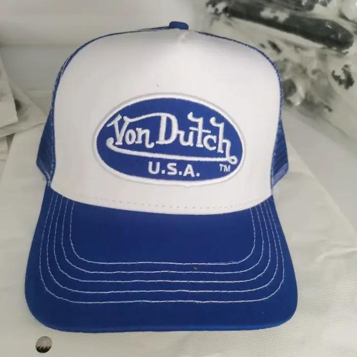 Casquette de baseball VON DUTCH en maille brodée pour homme
