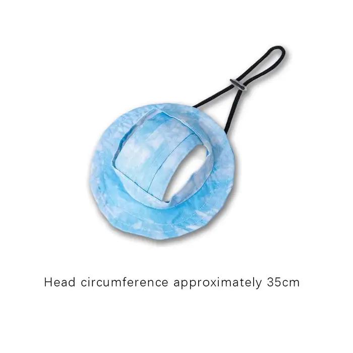 Chapeau pour chien à imprimé mignon pour chiens de petite et moyenne taille, casquette réglable pour animaux de compagnie, chapeaux pour chiots, Pug, Corgi, Teckel, accessoires pour chiens