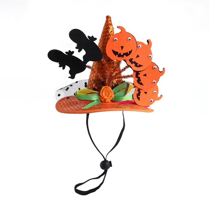 Chapeau d'halloween réglable pour animaux de compagnie
