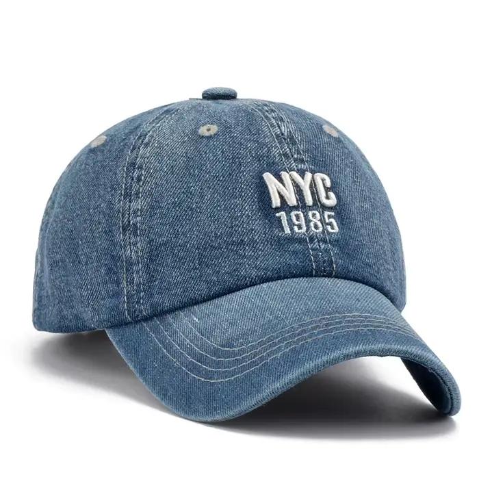 Casquette de baseball en jean 2026 pour hommes et femmes