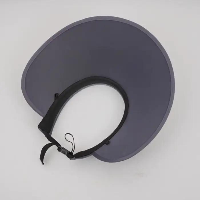 Chapeau de soleil pliable anti-UV à large bord avec protection solaire