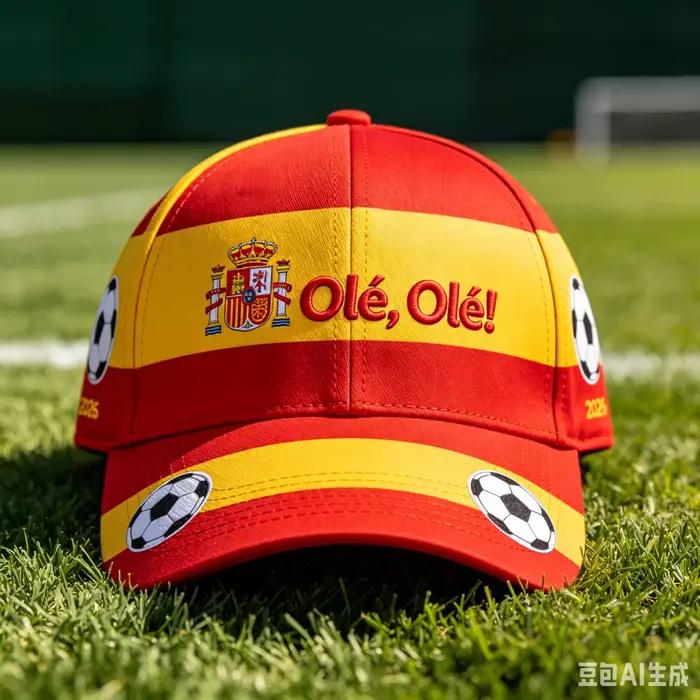 Casquette de baseball unisexe avec drapeau espagnol pour adultes/enfants
