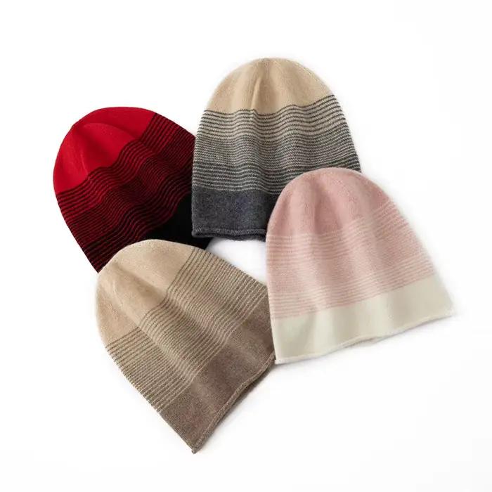 Bonnet en pur cachemire australien pour homme et femme