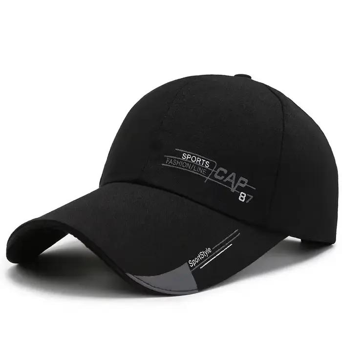 Casquettes de baseball en toile pour hommes