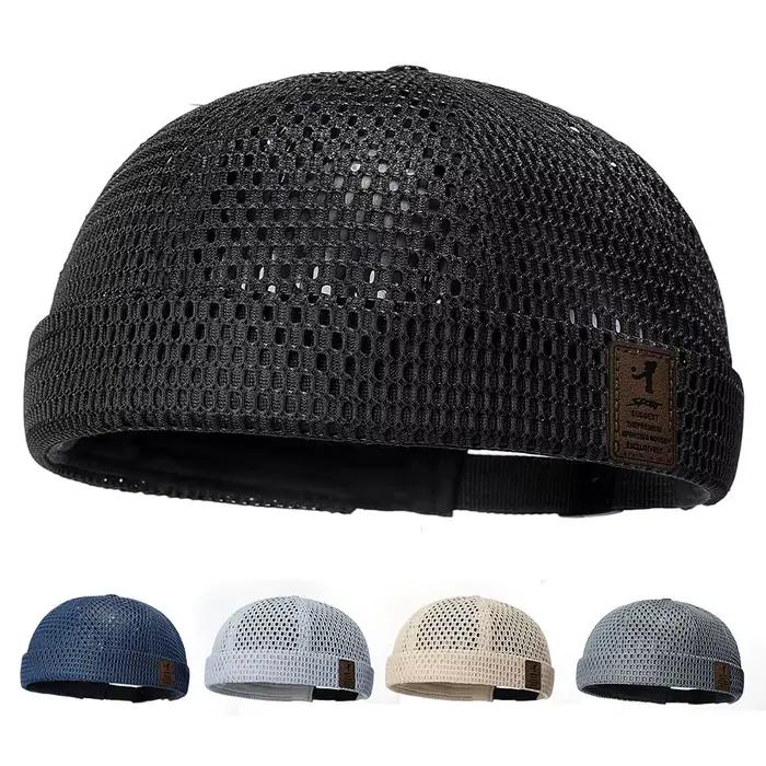 Casquette de cyclisme d'extérieur d'été en maille respirante