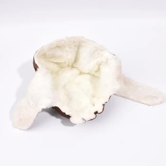Nouveau enfant pilote chapeaux mode aviateur chapeau cache-oreilles bonnets enfants automne hiver chaud oreillette