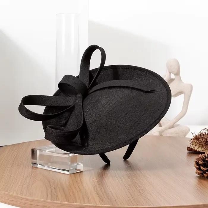 Fascinateur élégant en polyester pour femmes, bandeaux pour cheveux classiques, accessoire chic pour les occasions spéciales et les fêtes
