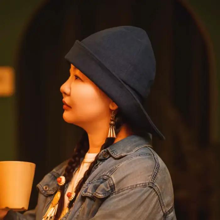 Chapeau nomade mongol chinois ancien pour hommes et femmes