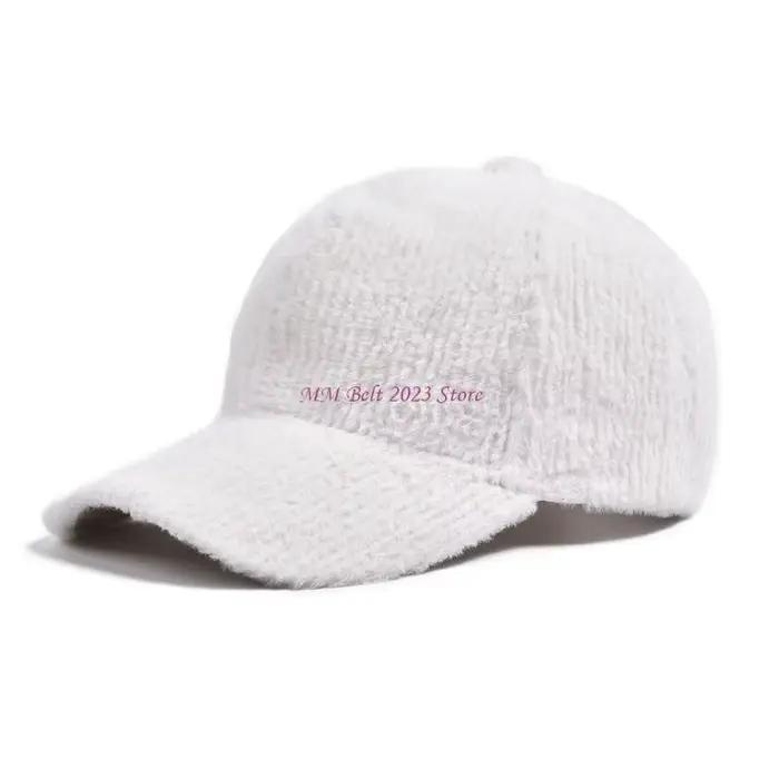 49ME – chapeau Baseball en fausse fourrure pour femmes hommes