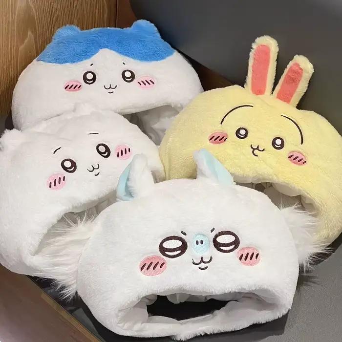 Chapeau en peluche Chiikawa de dessin animé mignon