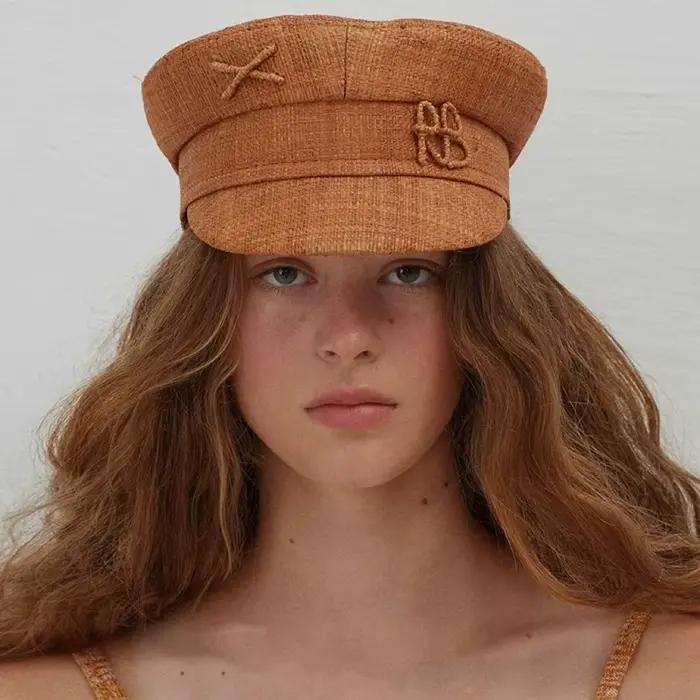 Casquette de printemps et d'été casquettes de journal femmes
