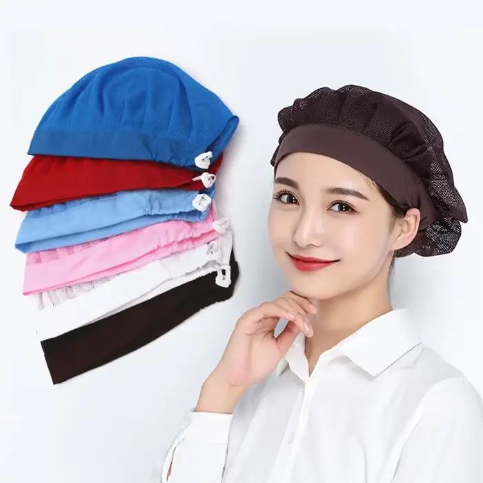 Casquettes en filet réglables blanches