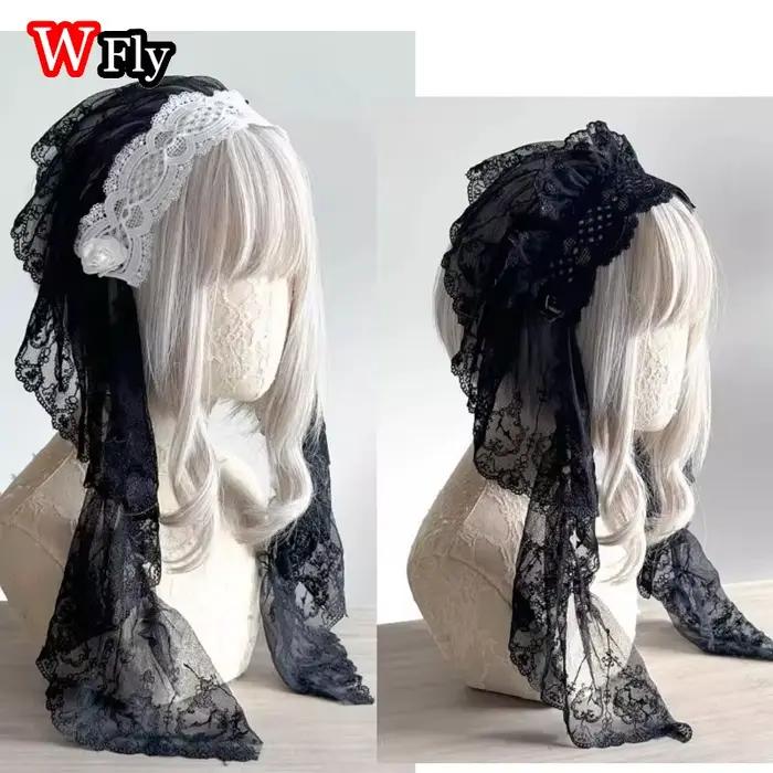 Couvre-chef style voile Steampunk Y2K pour femmes