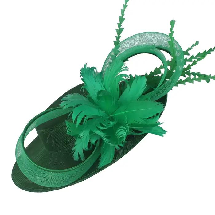Mariée pilulier rouge Fascinator Chapeau Femme mariage