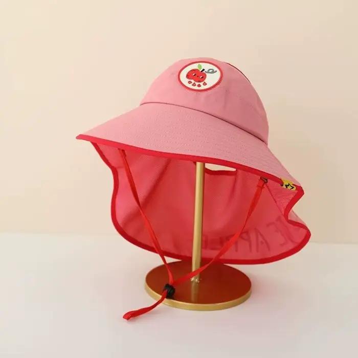 Chapeau de soleil pliable décontracté avec rabat de cou
