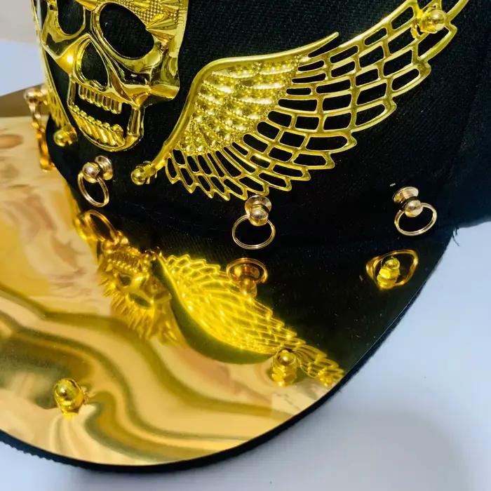 "Nouveau casquette à rivets punk hip-hop