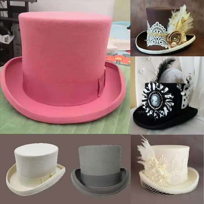 Nouveau chapeau Fedora en laine unisexe multifonction pour homme et femme avec design novateur pour toutes les saisons et occasions spéciales