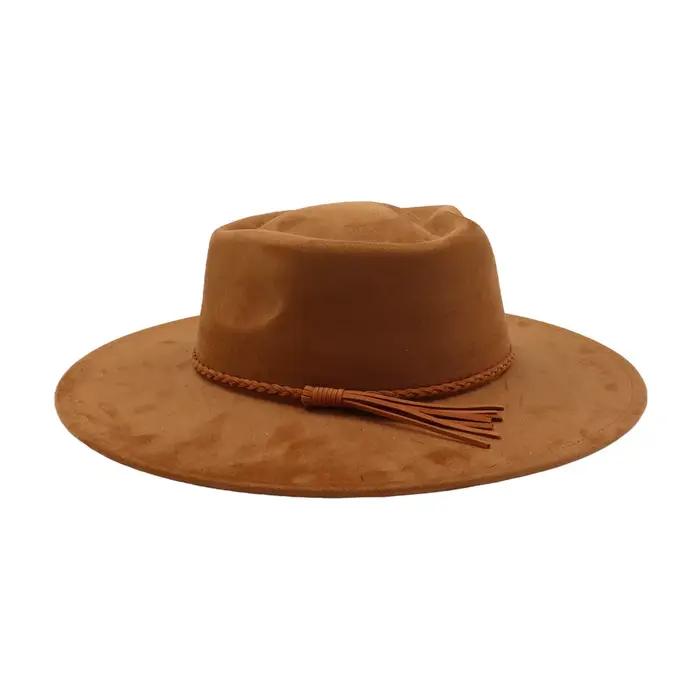 Chapeau en daim végétalien