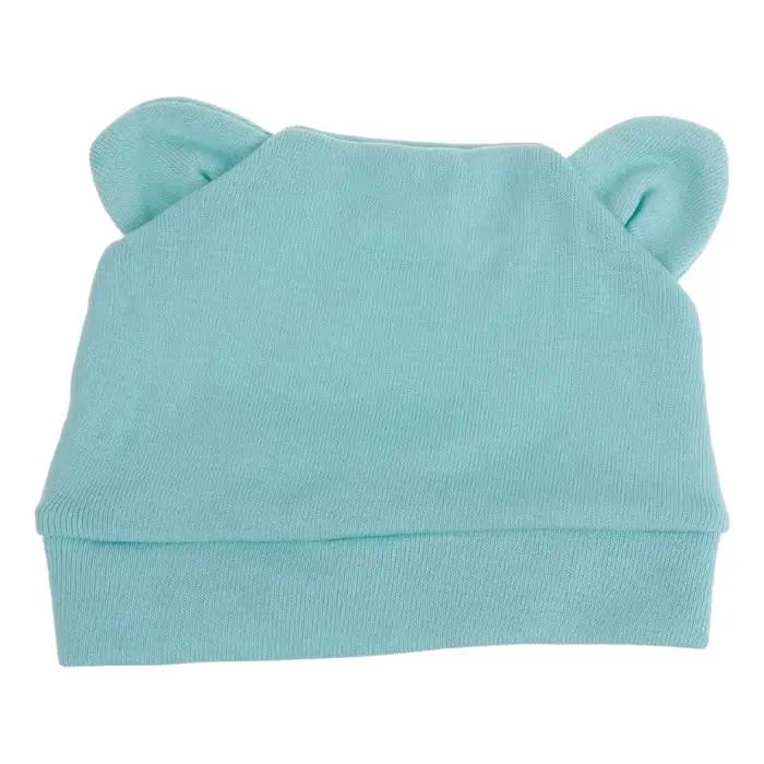 HUYU Bonnet nuit ours mignon pour bébé 0 à 3 mois