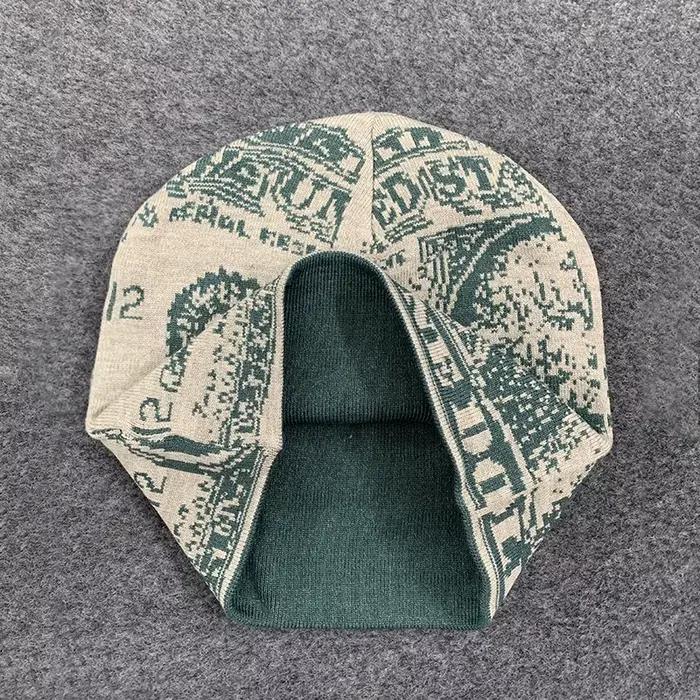 Creative USD Street Hip Hop tricoté chapeau Jacquard mâle femme pull nouvelle casquette de mode